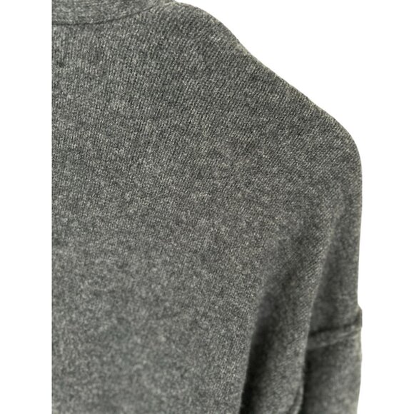 11 Honoré Womens Charcoal Gray Wool & Cashmere Open Front Long Cardigan Sweater - Picture 8 of 8